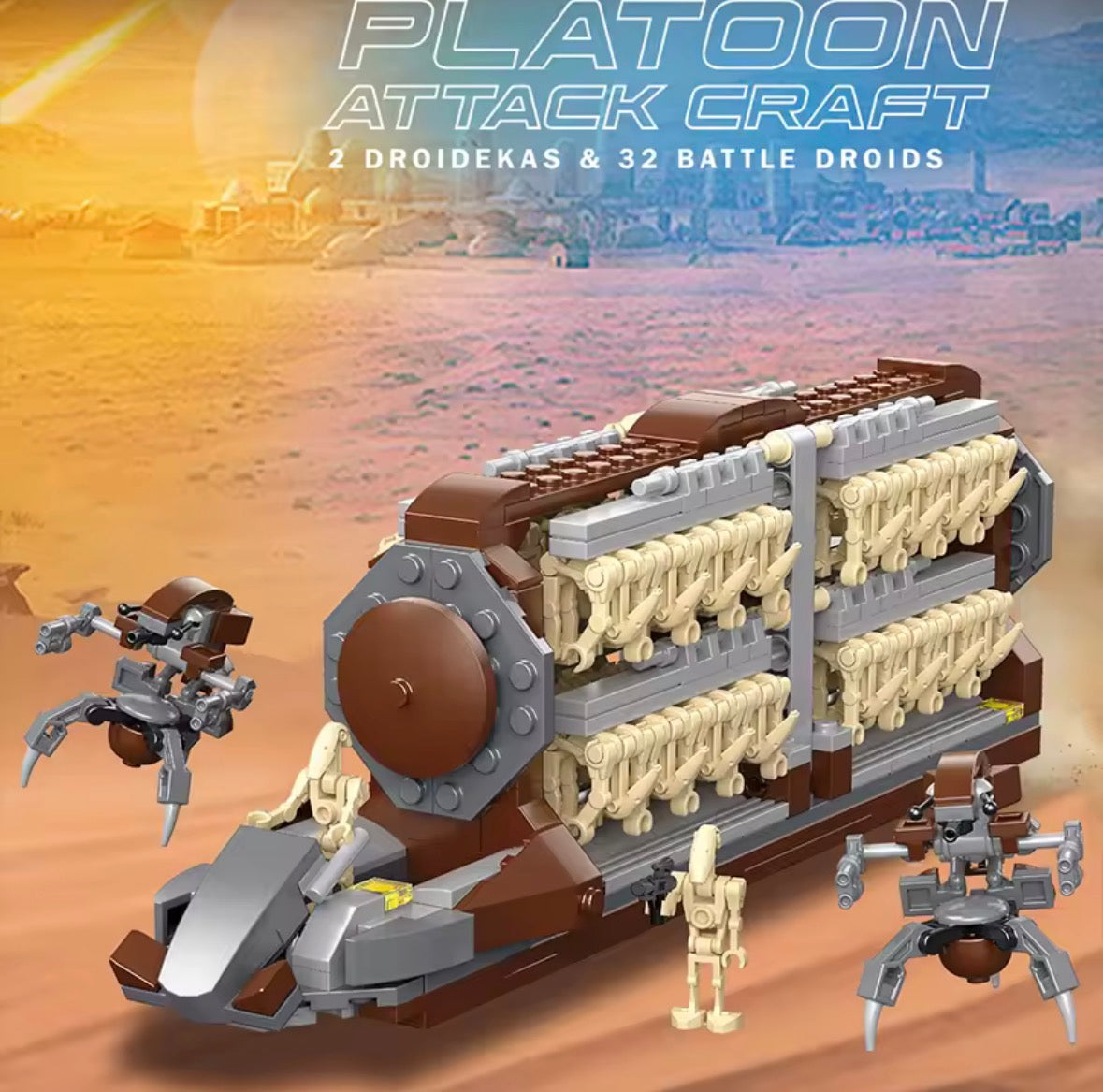 Star Plan peloton attaque droide